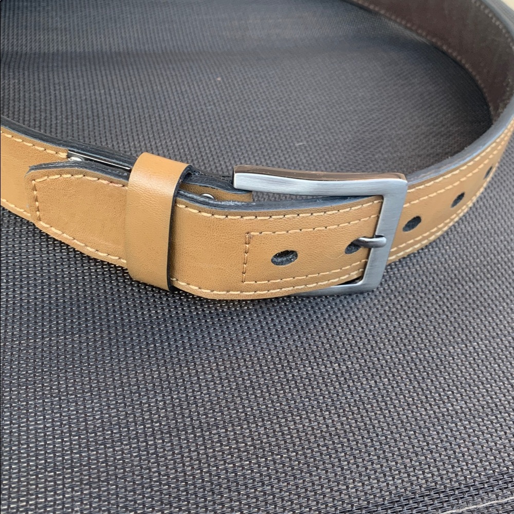 Lee Dark Brown Leather Belt